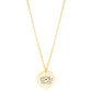 July Birth Month Flower Necklace - Waterlily