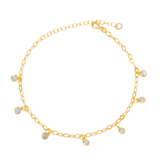 Koryn Crystal Anklet