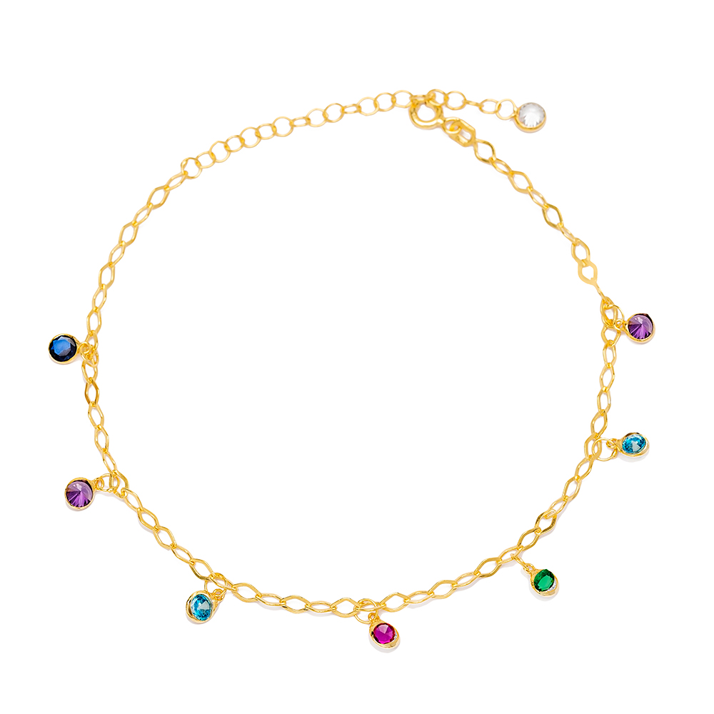 Koryn Multi-colour Anklet