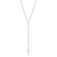 Londyn Lariat Necklace (Silver)