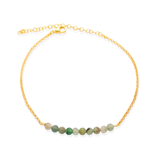 Marino Green Anklet