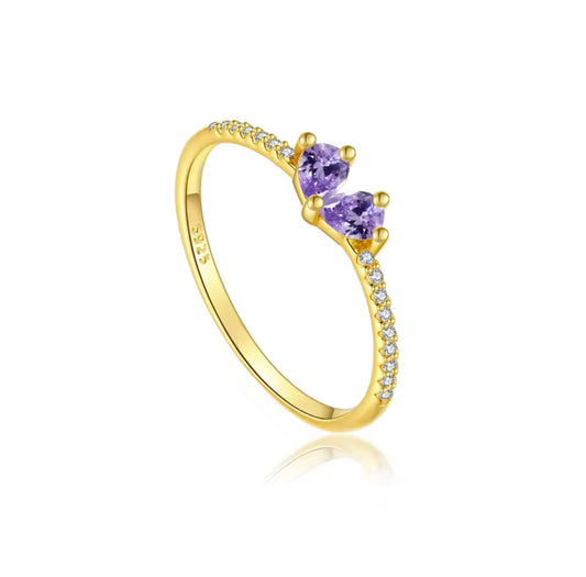 Mel Purple Ring