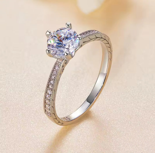 Olivia 1ct Moissanite Ring