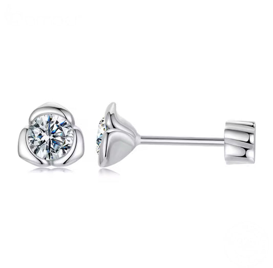 Philipa Moissanite Stud Earrings