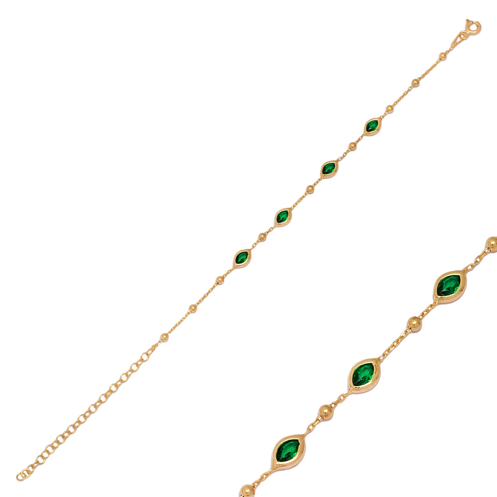 Prue Emerald Bracelet