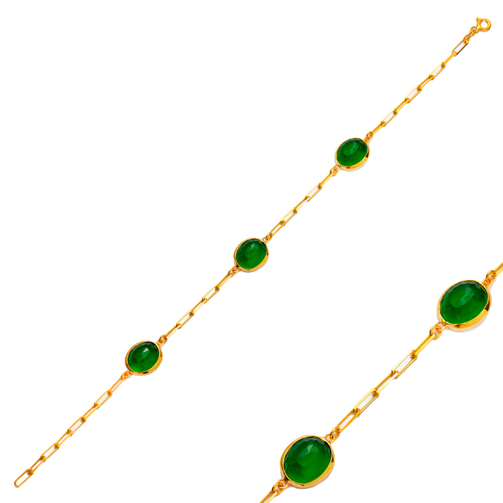 Raelyn Emerald Quartz Bracelet