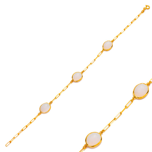 Raelyn White Quartz Bracelet