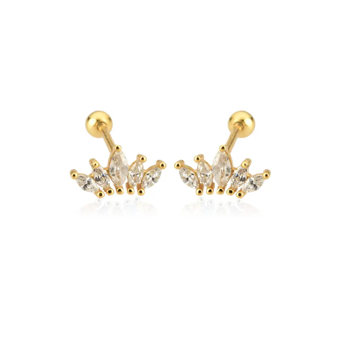 Reese Stud Earrings - Ball-back
