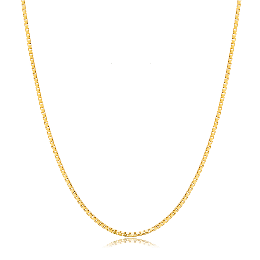 Rhodes Box Chain Necklace
