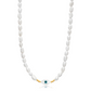 Ridge Evil Eye Pearl Necklace