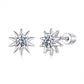 Stardust Moissanite Stud Earrings