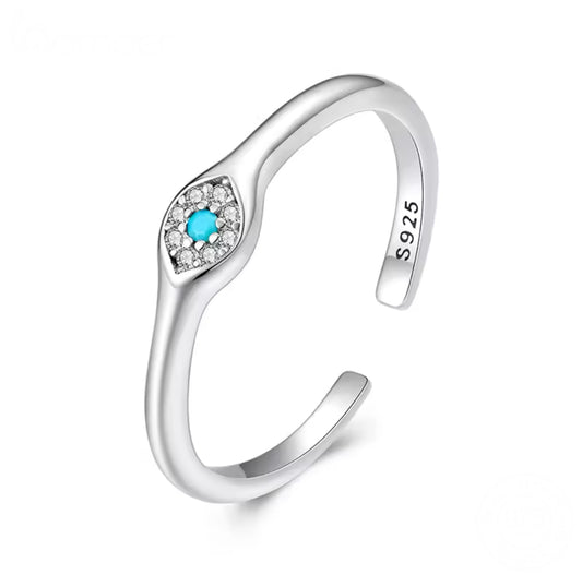 Thorn Evil Eye Ring