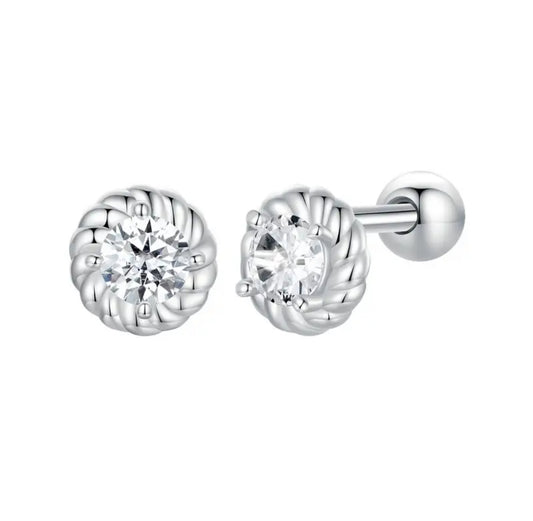 Tula Moissanite Stud Earrings