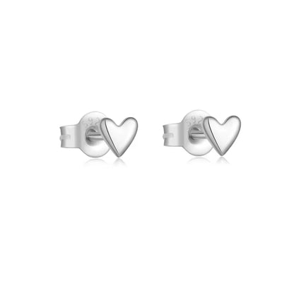 Whit Mini Heart Stud Earrings