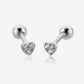 Christie Heart Studs