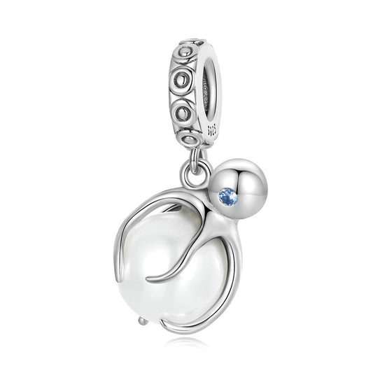 Octopus Pearl Charm